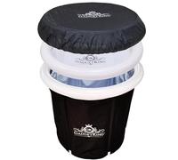 Large Portable Ice Bath Tub for Cold Water Therapy Lid Recovery Plunge Pool Sports Recovery Injury or Athletes - Adult Spa for Ice Baths and Soaking - Outdoor Cold Plunge Pool Bathtub