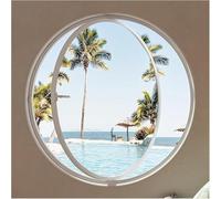 Large Porthole Window, Modern Round Window for Flush Mount Installation, Swivel Design for Household, Playhouse, Shed, and Commercial Use