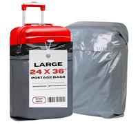 Large Postage Bags for Clothes - Extra Strong Large Parcel Bags 24 x 36 inch - Recyclable Self-Seal Envelopes for Parcels - Grey Mailing, Packaging, Postal, Shipping and Parcel Bag (5, 24 x 36)