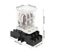 Large Power JQX-38F Relay 40ADC24V