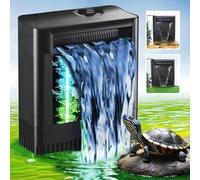 Large Powerful Turtle Tank Filter U V-ery for 55-155 Gallon Tank, Low Water Filter Turtle Water Filter for Amphibians Fresh Saltwater Cloudy Green Water Crystal Clear with Turtle Tank Deodorization