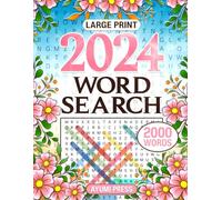 Large Print 2024 Word Search: Word Find Puzzle Book for Adults Variety: 2000 Puzzles