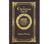 Large Print - A Christmas Carol - Grand Type Collector's Edition - Matte Hardcover with Dust Jacket