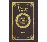 Large Print - Aesop's Fables - Grand Type Collector's Edition - Matte Hardcover with Dust Jacket