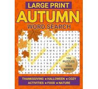 Large Print Autumn Word Search: Relaxing Word Find Puzzles for Adults - Fall Theme (Word Search Puzzle Books for Adults)