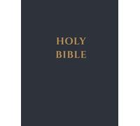 Large Print Bible for Note Taking: KJV New Testament: Wide Margin Journaling Edition with Single-Column Layout and Reading Plan