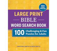 Large Print Bible Word Search Book: 100 Challenging and Fun Puzzles for Adults