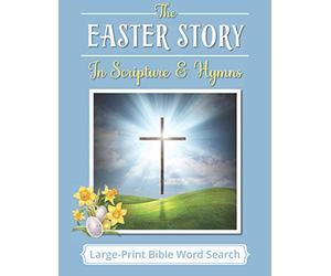 Large-Print Bible Word Search: The Easter Story in Scripture & Traditional Hymns