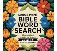 Large Print Bible Word Search Volume 2: 50 Jumbo Font Puzzles for Seniors
