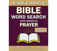 Large Print Bible Word Search - with Verses on the theme of Prayer