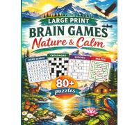 Large Print Brain Games - Nature & Calm: Word Search Puzzle Book for Seniors & Adults | Bold Print Brain Training with Peaceful Nature, Wildlife & ... Puzzles for Relaxation and Stress Relief