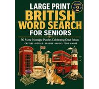 Large Print British Word Search for Seniors: 50 More Nostalgic Puzzles Celebrating Great Britain