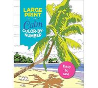 Large Print Calm Color-By-Number