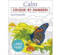 Large Print Calm Colour-by-Numbers: - (Arcturus Large Print Colour by Numbers Collection, 4)
