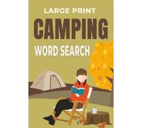 Large Print Camping Word Search Puzzle Book