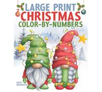 Large Print Christmas Color-By-Numbers (Sirius Large Print Color by Numbers Collection)