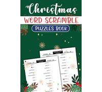 Large Print Christmas Word Scramble Puzzles Book: 2300+ Words, Large Print word Scramble Puzzles Book For Adults, Teens & Seniors With Solutions- 80 Easy To Medium level Puzzles