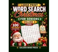 Large Print Christmas Word Search for Seniors: 100 Ultimate Christmas Puzzles with Solutions - Volume 4 Final