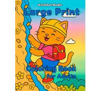 Large Print coloring Book for Adults: Dementia Coloring Book for Seniors. Bold and Easy Cats Coloring Pages for adults with Low Vision