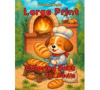 Large Print Coloring Book for Adults.: Dementia Coloring Book for Seniors. Bold and Easy Dogs Coloring Pages for adults with Low Vision