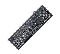 Large Print Computer Keyboards with USB Cable Keyboards with Large Letters for Seniors and Low People White Backlight