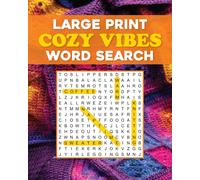 Large Print Cozy Vibes Word Search