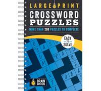 Large Print Crossword Puzzles Blue: More Than 200 Puzzles to Complete (Brain Busters)
