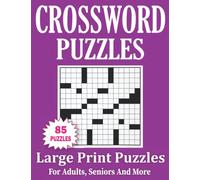 Large Print Crossword Puzzles: Crossword Book For Adults And Seniors Volume-8