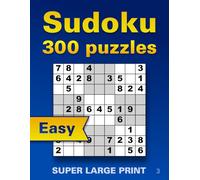 Large Print Easy Sudoku for Seniors 3: Big Font Puzzles with Extra Large Font for Low Vision - Stress-Free Brain Games for Relaxation, Memory, and ... Solutions) (Sudoku large Font Seniors Easy)