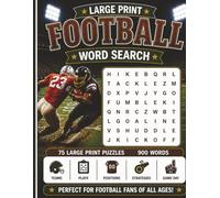 Large Print Football Word Search