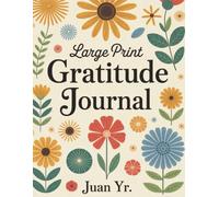 Large Print Gratitude Journal