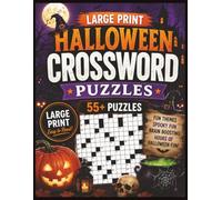Large Print Halloween Crossword Puzzles 50+ Puzzles