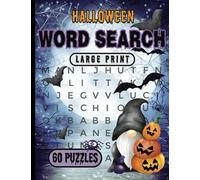 Large Print Halloween Word Search Puzzle Book - Perfect for Seniors, Adults, Pre-teen, Teens to get into the Halloween Spirit