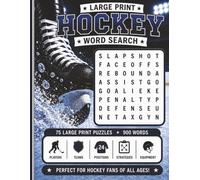 Large Print Hockey Word Search