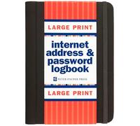 Large Print Internet Address & Password Logbook