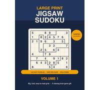 Large Print Jigsaw Sudoku for Adults and Seniors: 100 Easy Irregular Sudoku Puzzles with Solutions | Big Bold Grids, One Puzzle Per Page | A Relaxing Brain-Game Gift (Volume 1)