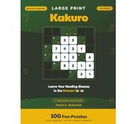 Large Print Kakuro: Volume 2