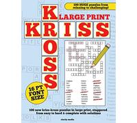 Large Print Kriss Kross Puzzles