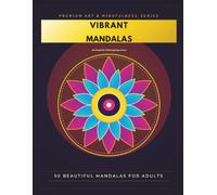 Large Print Mandala Coloring Book: 50 Easy Floral Patterns with Bold Lines for Adults, Seniors, and Beginners