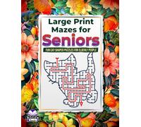 Large Print Mazes for Seniors: Fun Cat-Shaped Puzzles for Elderly People to Boost Memory & Focus: Relaxing and Entertaining Cat-Themed Maze Book for ... and Brain Exercise (Memory Games for Seniors)