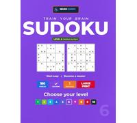 Large Print Medium to Hard Sudoku for Adults & Seniors: 180 Rewarding One-Puzzle-Per-Page Brain Games with Big Numbers & Full Solutions - Challenging ... Keep the Mind Sharp (Train Your Brain Sudoku)