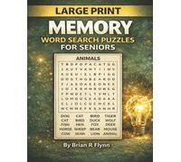 LARGE PRINT MEMORY WORD SEARCH PUZZLES FOR SENIORS: 100 THEMED PUZZLES EACH WITH 20 SEARCH WORDS THATS 2000 WORDS BRAIN FUN FOR SENIORS