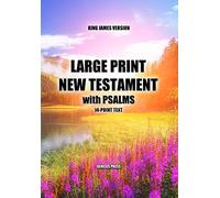 Large Print New Testament with Psalms