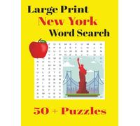 Large Print New York Word Search (Large Print State Word Search)