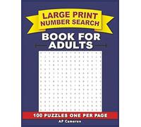 LARGE PRINT NUMBER SEARCH BOOK FOR ADULTS: Sharpen Your Mind with 4,000 Hidden Numbers - Large-Print, Senior-Friendly Puzzles, One Engaging Challenge Per Page!