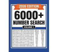 Large Print Number Search Puzzles for Adults: 101 Brain-Stimulating Grids with 6000 Numbers to Find: Large 8.5x11 Print with 3-8 Digit Sequences and Complete Solutions