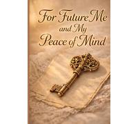 Large Print Password Book for Seniors | Discreet 6x9 Internet Logbook | Vintage Key Design | Organized Login Keeper | Two Entries Per Page | Spacious Notes Area | A Thoughtful Gift for Grandparents