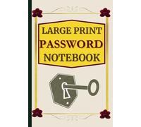 Large Print Password Notebook