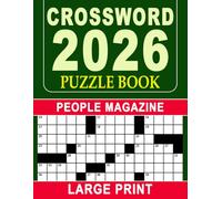 Large Print People Magazine Crossword Puzzle Book: Simple format for relaxed and focused solving