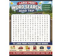 Large Print Road Trip Word Search